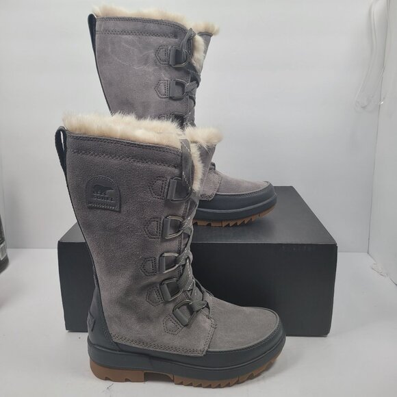 Sorel Shoes - Sorel Tivoli IV Tall WP Women's Gray Waterproof Boots NL3426-052 US Size 6 NWB